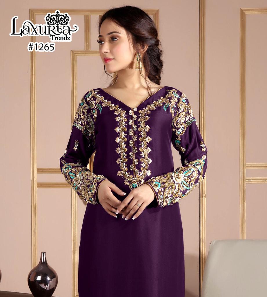 Laxuria Trendz 1265 Readymade Pakistani Suits Catalog
